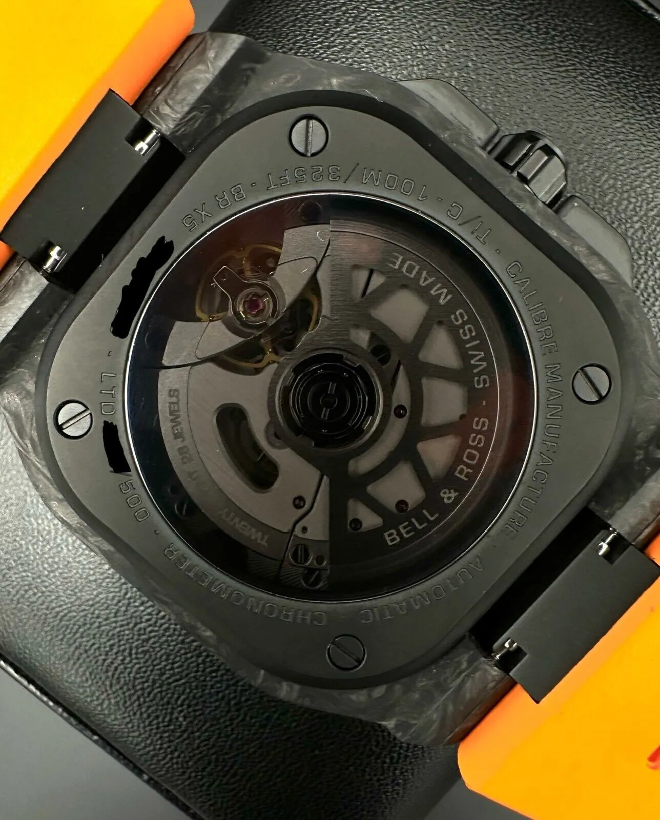 Bell & Ross Limited Edition BR-X5 Carbon Orange 41mm BRX5R-BO-TC/SRB Men's Watch
