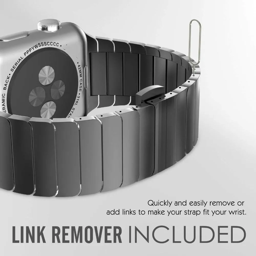 Blue color minimalist High-Quality Steel Link Bracelet Band Series 7 6