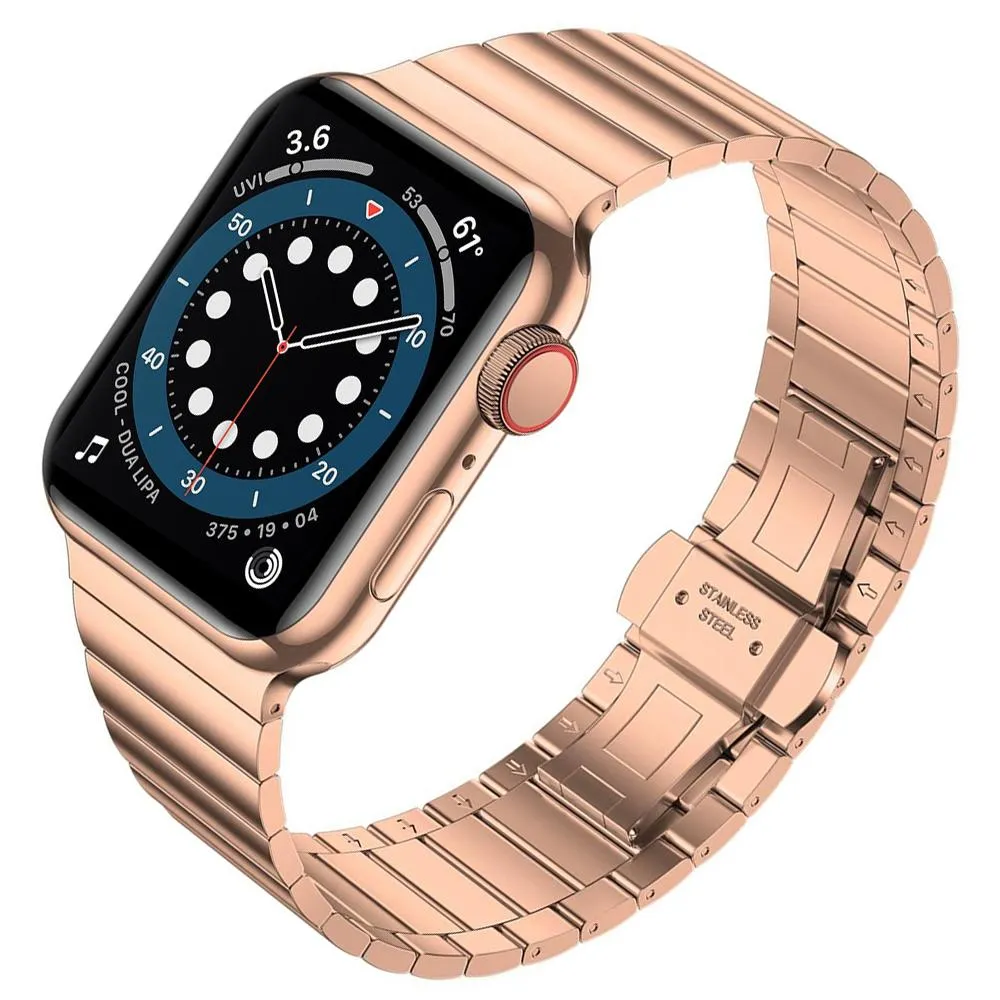 Blue color minimalist High-Quality Steel Link Bracelet Band Series 7 6