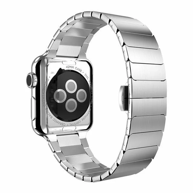 Blue color minimalist High-Quality Steel Link Bracelet Band Series 7 6