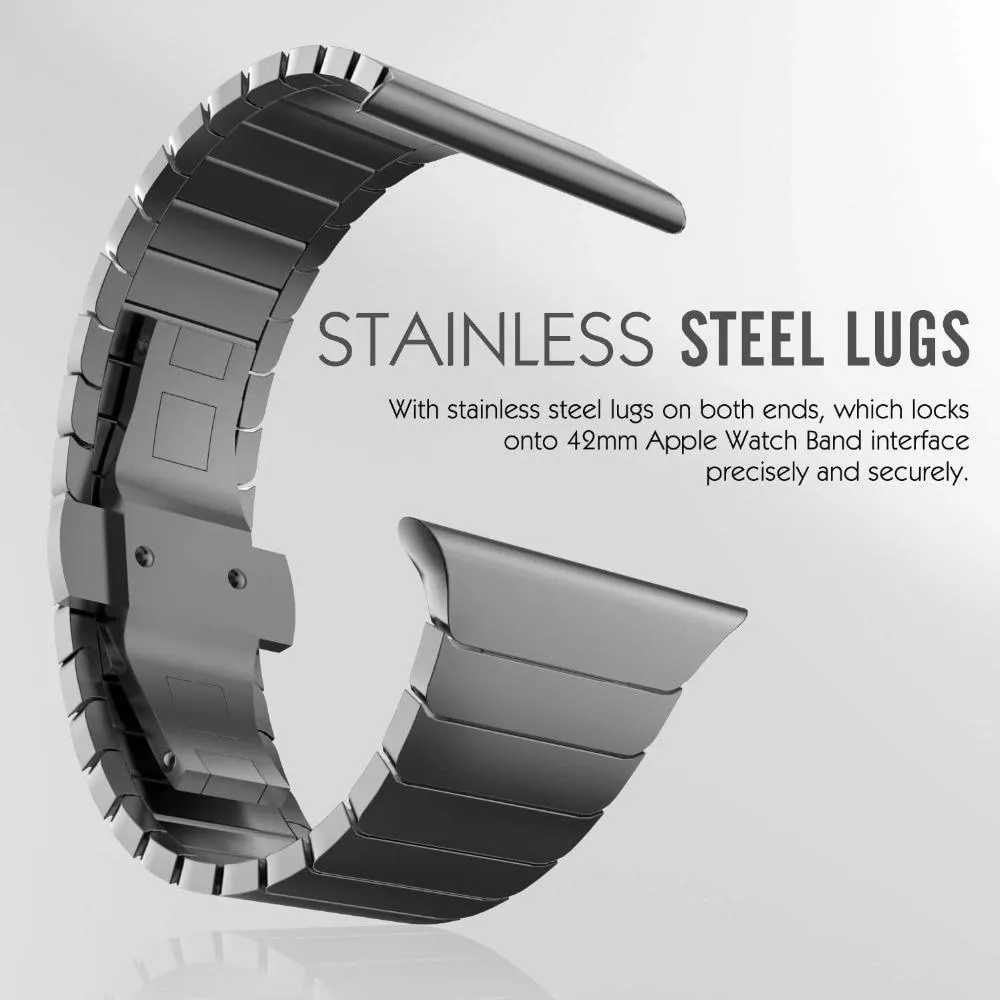 Blue color minimalist High-Quality Steel Link Bracelet Band Series 7 6