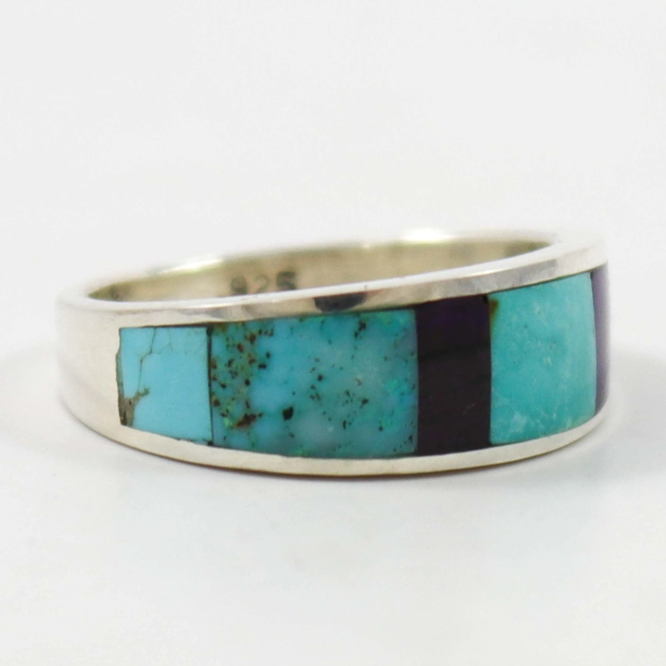 Blue Moon Turquoise and Sugilite Ring