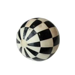Bone Ball Black and White Large