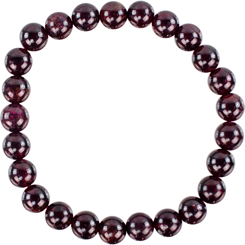 Bracelet Elastic 5-7mm - Garnet