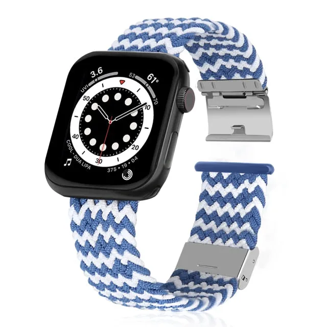 Braided Solo Loop Strap Series 7 6 5 4  Nylon BeltCorrea Wristband