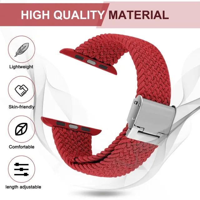 Braided Solo Loop Strap Series 7 6 5 4  Nylon BeltCorrea Wristband