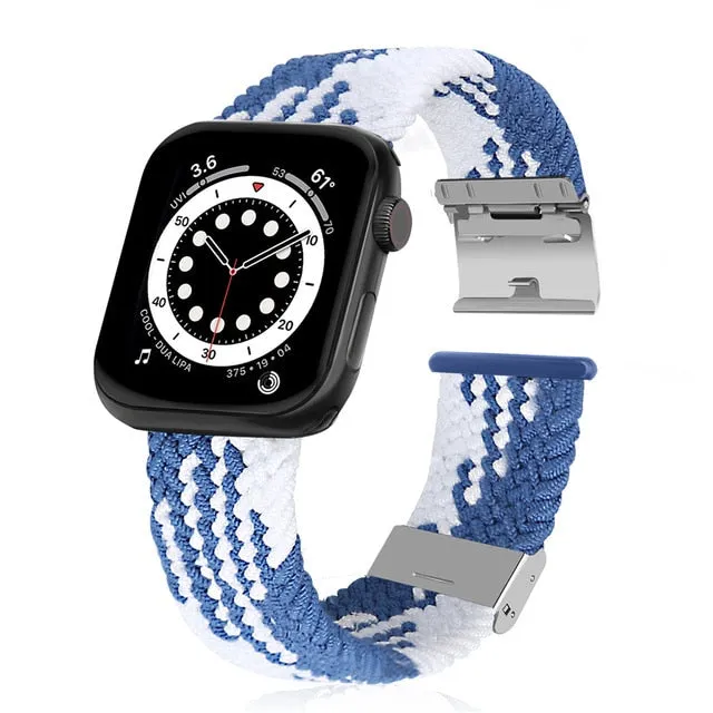 Braided Solo Loop Strap Series 7 6 5 4  Nylon BeltCorrea Wristband