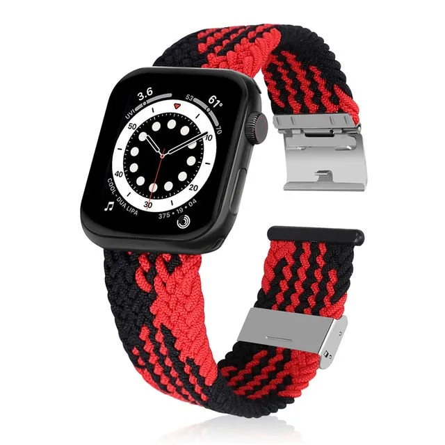 Braided Solo Loop Strap Series 7 6 5 4  Nylon BeltCorrea Wristband