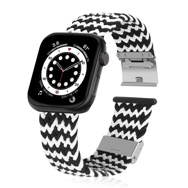 Braided Solo Loop Strap Series 7 6 5 4  Nylon BeltCorrea Wristband