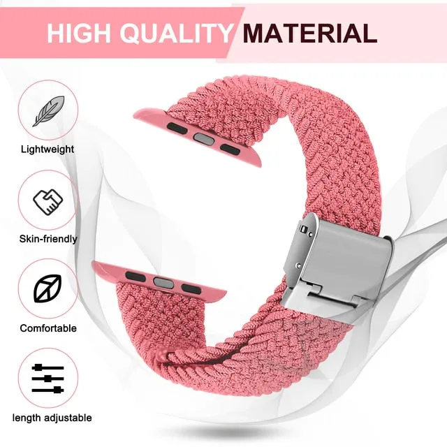 Braided Solo Loop Strap Series 7 6 5 4  Nylon BeltCorrea Wristband
