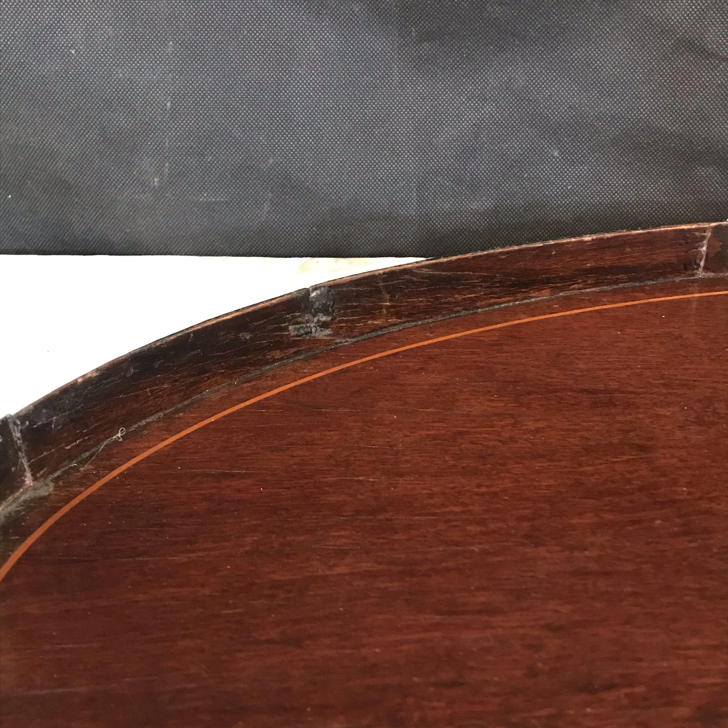 British Inlaid Serving Tray