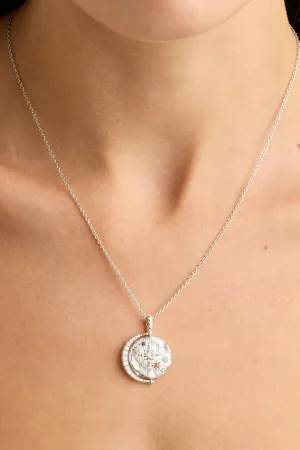By Charlotte Dancing In Starlight Spinner Necklace - Silver
