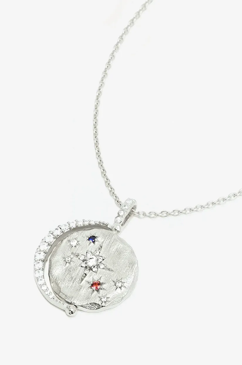 By Charlotte Dancing In Starlight Spinner Necklace - Silver