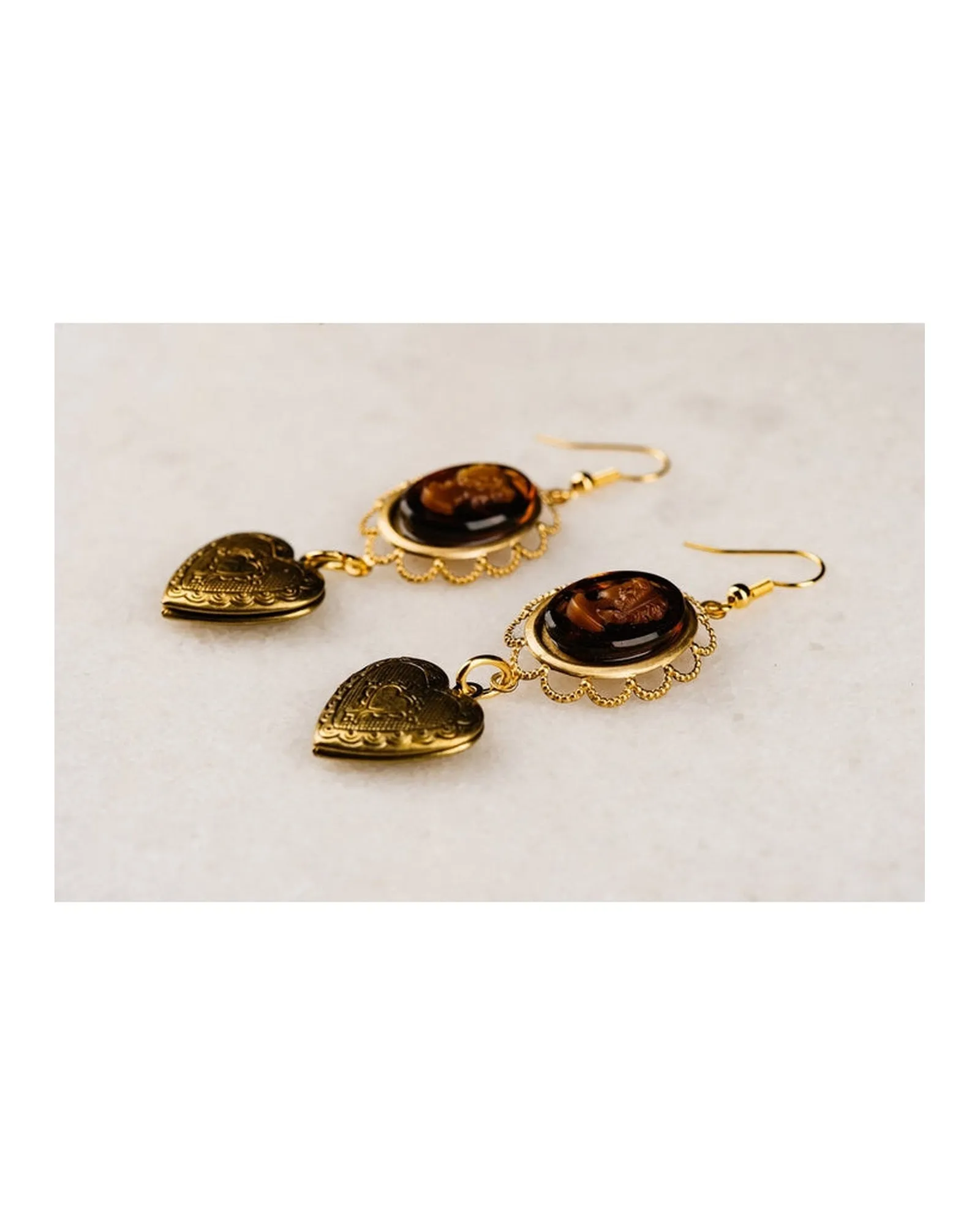 Cameo Earrings