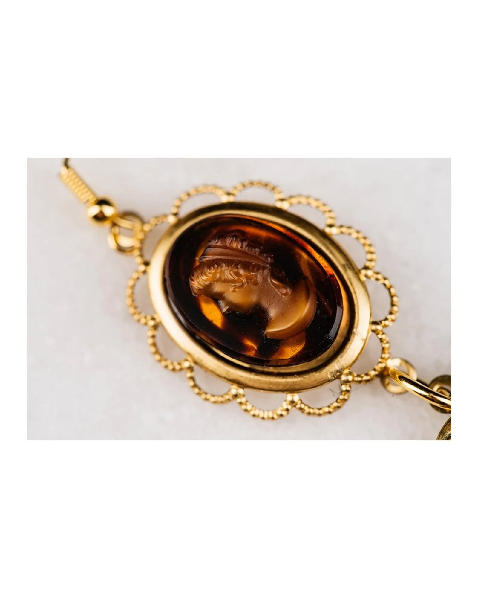 Cameo Earrings