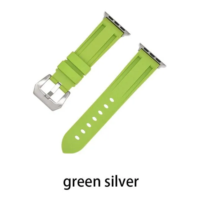Camouflage Silicone Strap Series Metal Adapter/Buckel Sport Strap
