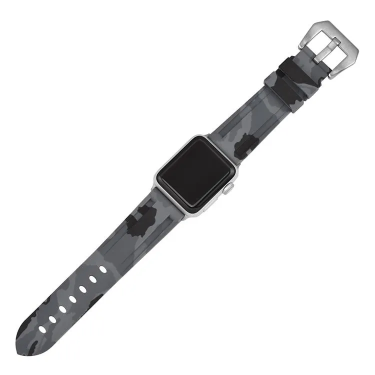 Camouflage Silicone Strap Series Metal Adapter/Buckel Sport Strap