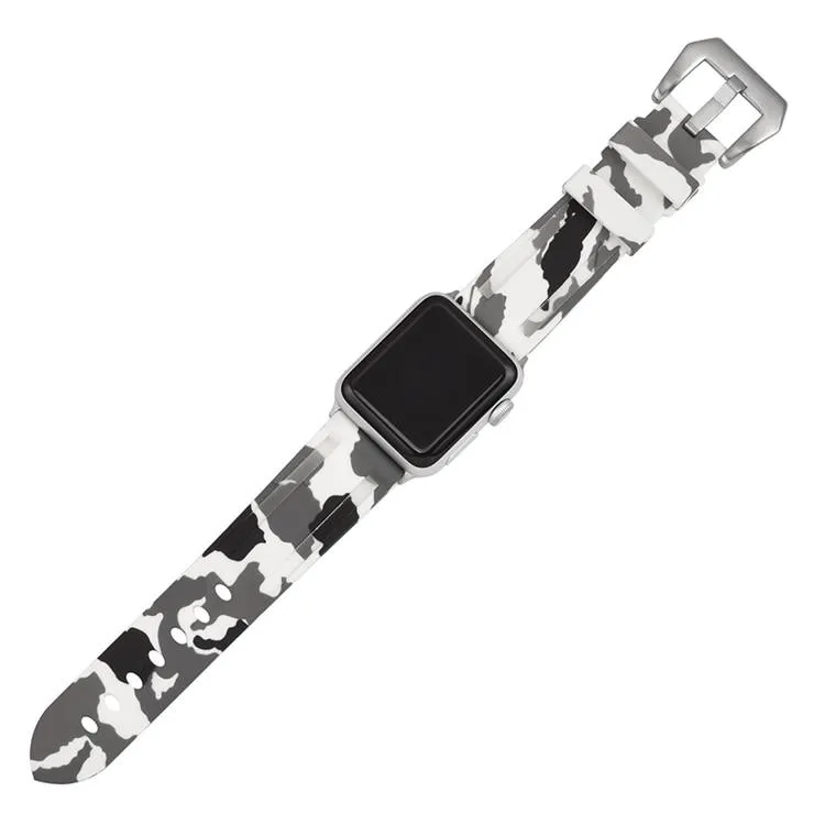 Camouflage Silicone Strap Series Metal Adapter/Buckel Sport Strap