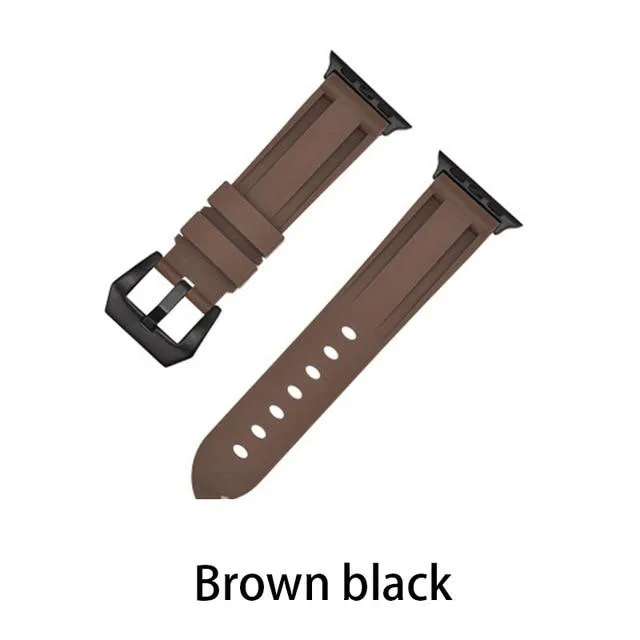 Camouflage Silicone Strap Series Metal Adapter/Buckel Sport Strap