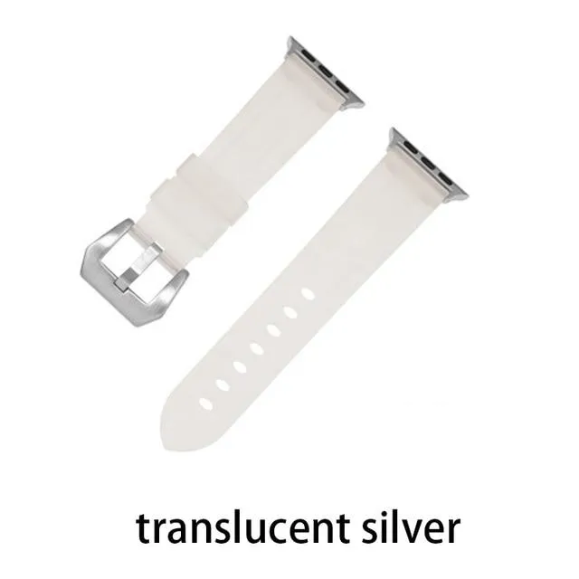 Camouflage Silicone Strap Series Metal Adapter/Buckel Sport Strap