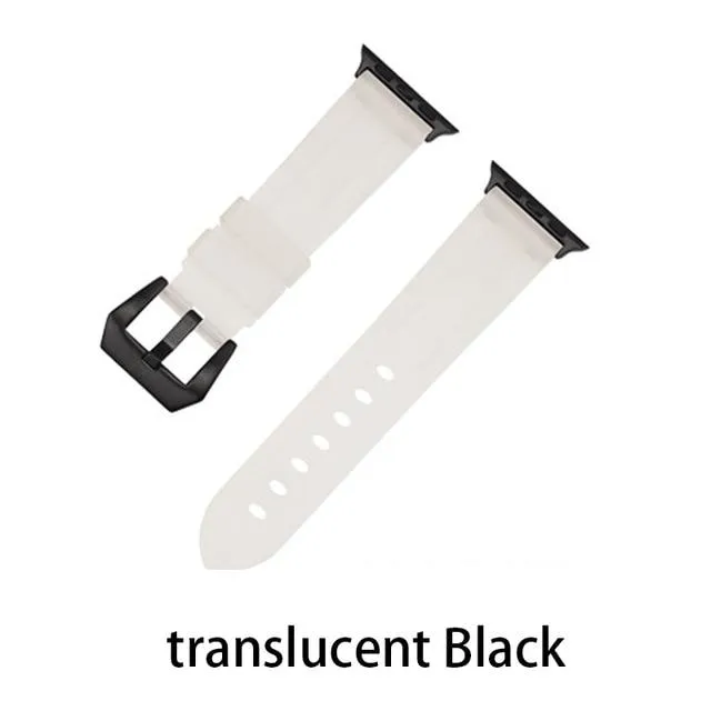 Camouflage Silicone Strap Series Metal Adapter/Buckel Sport Strap