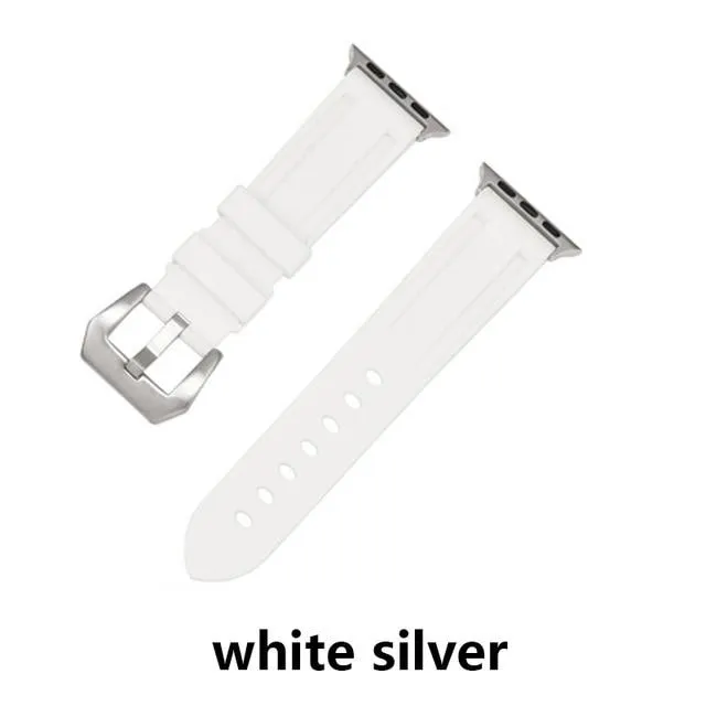 Camouflage Silicone Strap Series Metal Adapter/Buckel Sport Strap