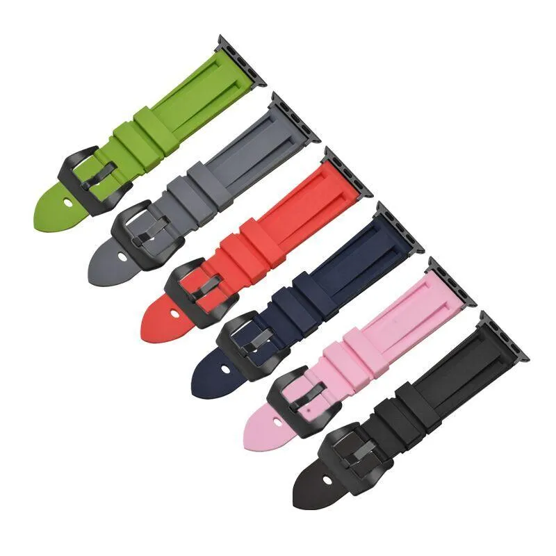 Camouflage Silicone Strap Series Metal Adapter/Buckel Sport Strap