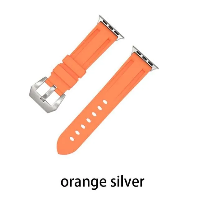 Camouflage Silicone Strap Series Metal Adapter/Buckel Sport Strap