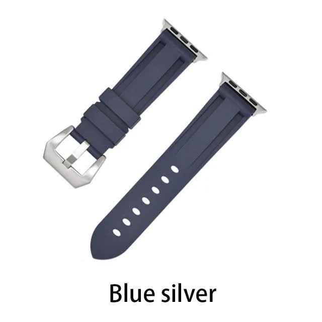 Camouflage Silicone Strap Series Metal Adapter/Buckel Sport Strap