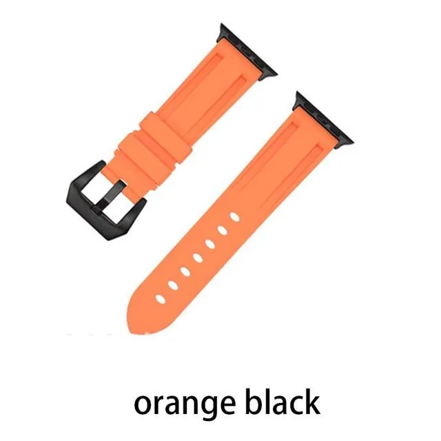Camouflage Silicone Strap Series Metal Adapter/Buckel Sport Strap