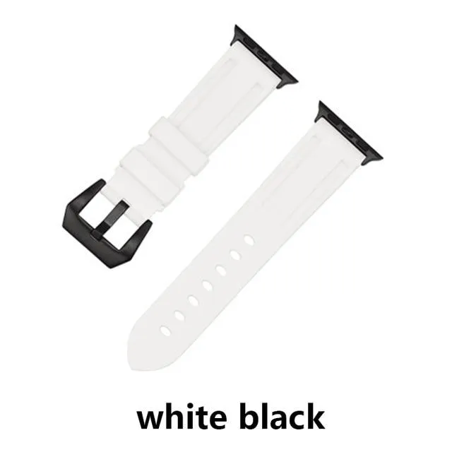 Camouflage Silicone Strap Series Metal Adapter/Buckel Sport Strap