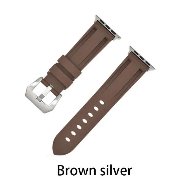 Camouflage Silicone Strap Series Metal Adapter/Buckel Sport Strap