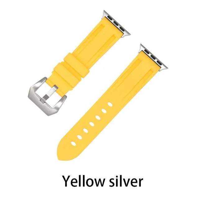 Camouflage Silicone Strap Series Metal Adapter/Buckel Sport Strap