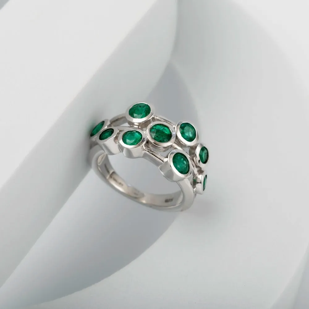 Candy Bubble Emerald Ring