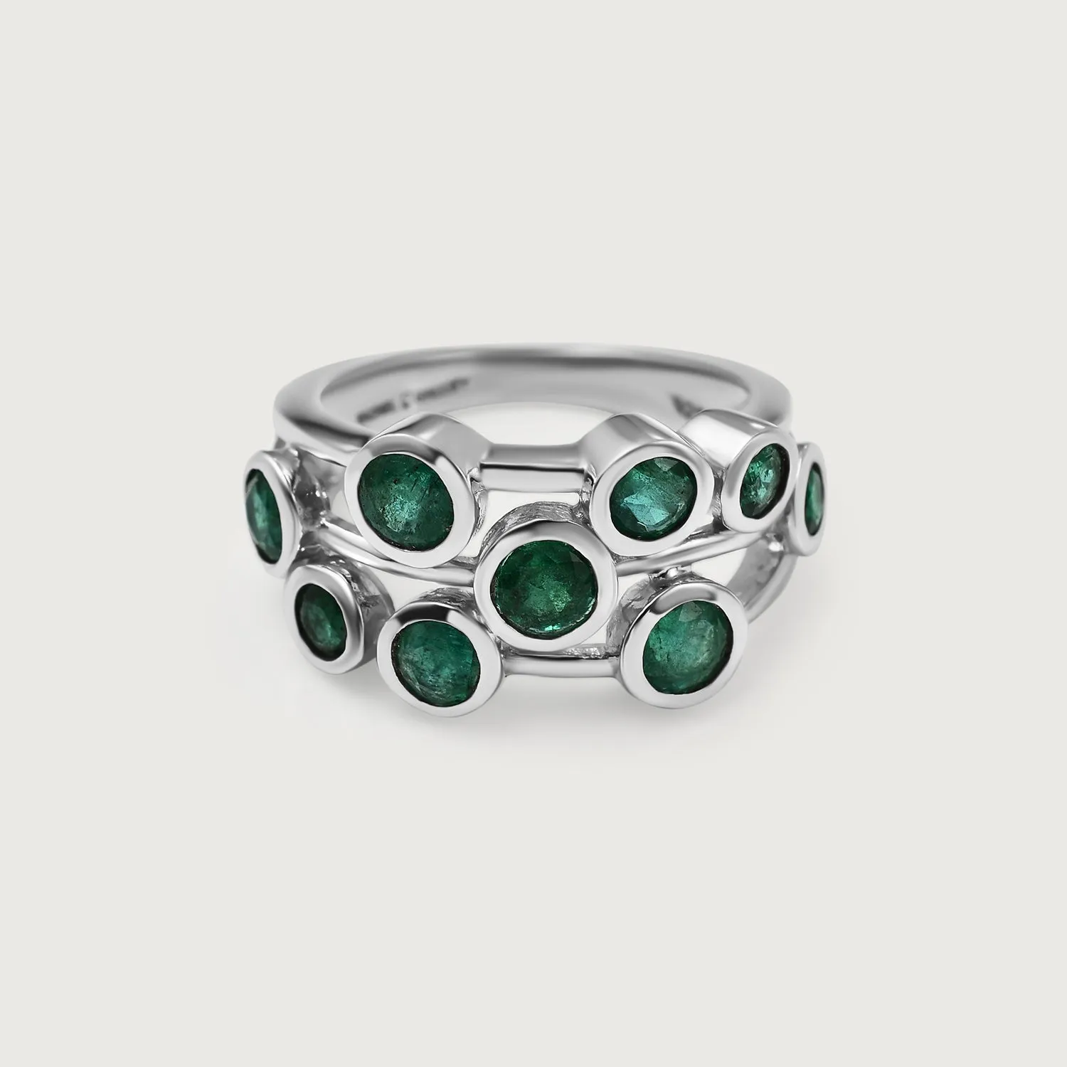 Candy Bubble Emerald Ring