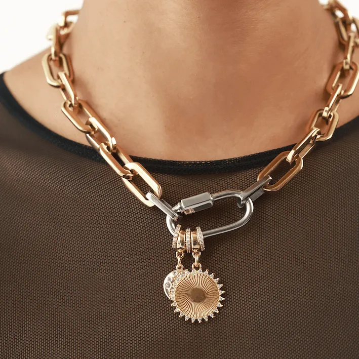 CARABINER SUN PUERTO NECKLACE