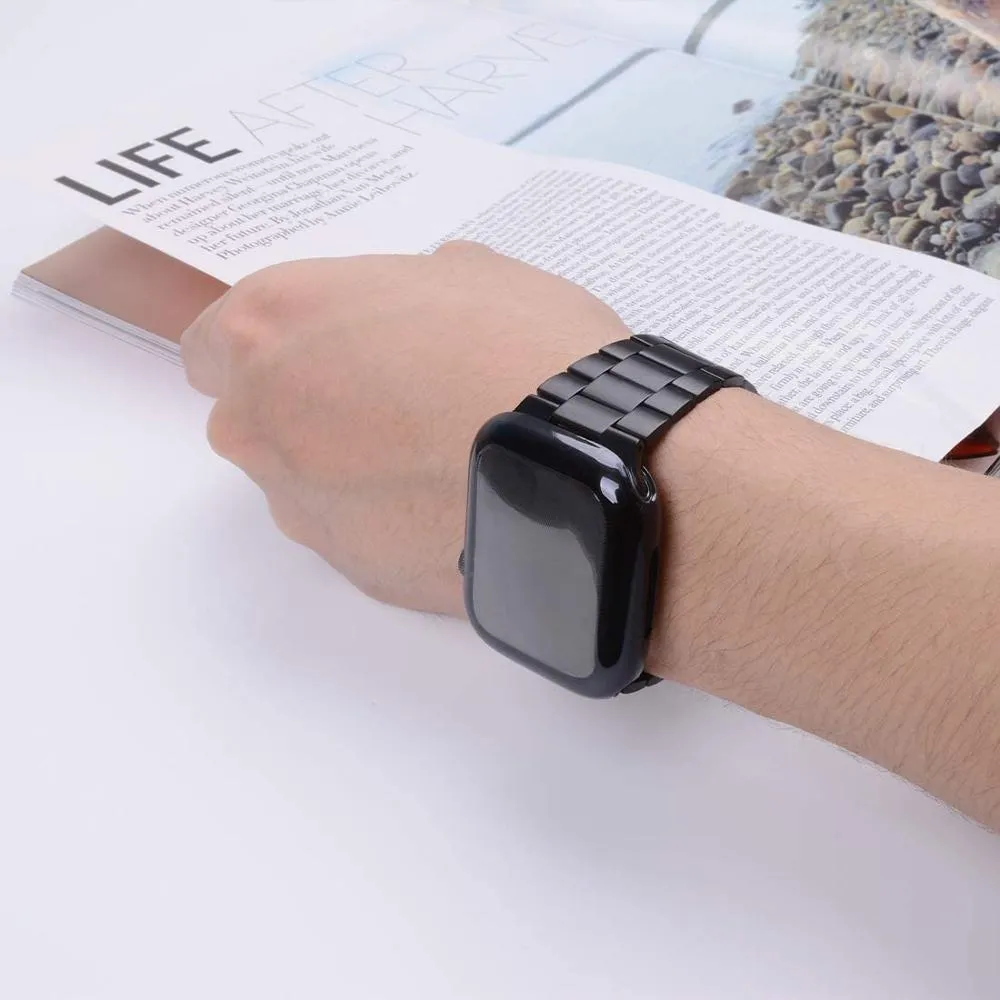 Case Strap For Watchband 6 High-Quality Steel Metal Bracelet Belt