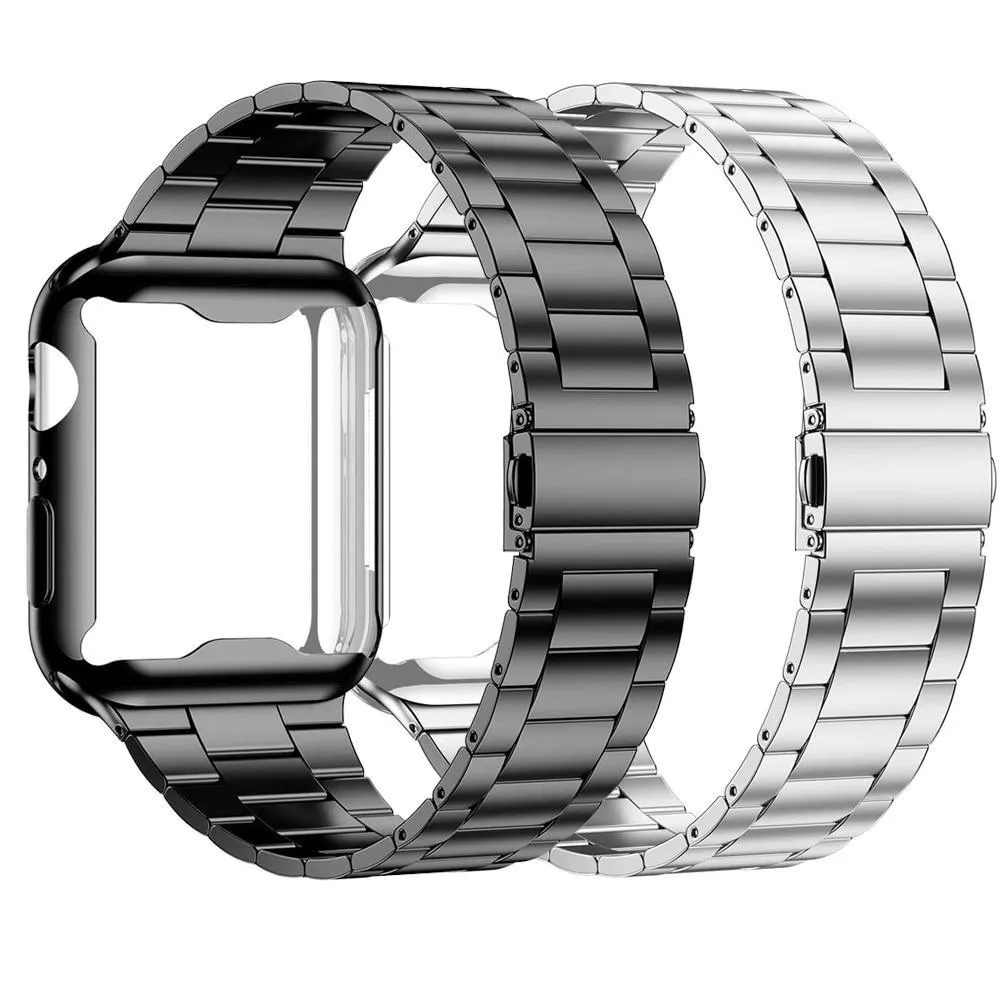 Case Strap For Watchband 6 High-Quality Steel Metal Bracelet Belt