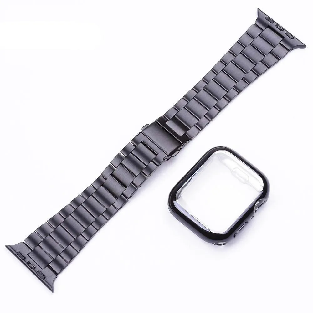 Case Strap For Watchband 6 High-Quality Steel Metal Bracelet Belt