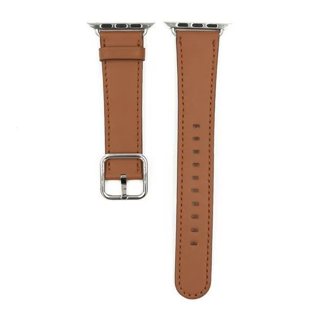 Classic Buckle Band Calf Leather With Square Buckle Series