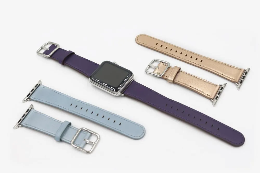Classic Buckle Band Calf Leather With Square Buckle Series