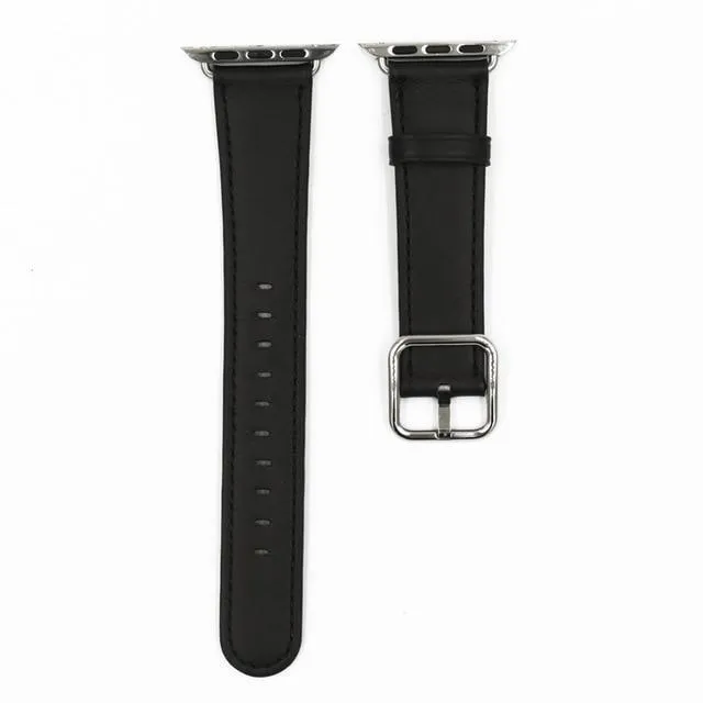 Classic Buckle Band Calf Leather With Square Buckle Series
