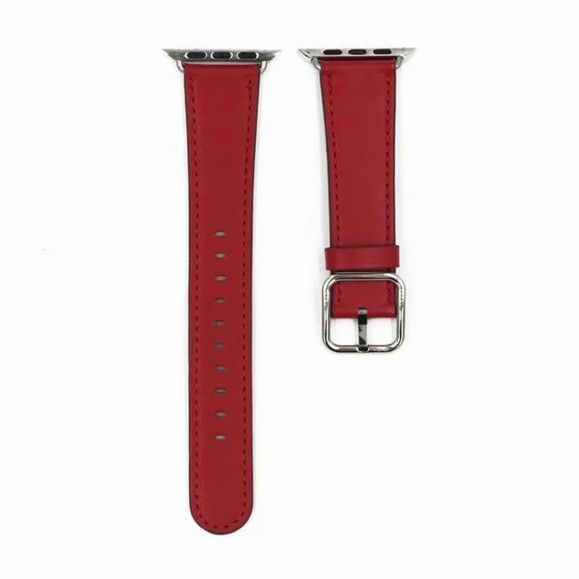 Classic Buckle Band Calf Leather With Square Buckle Series
