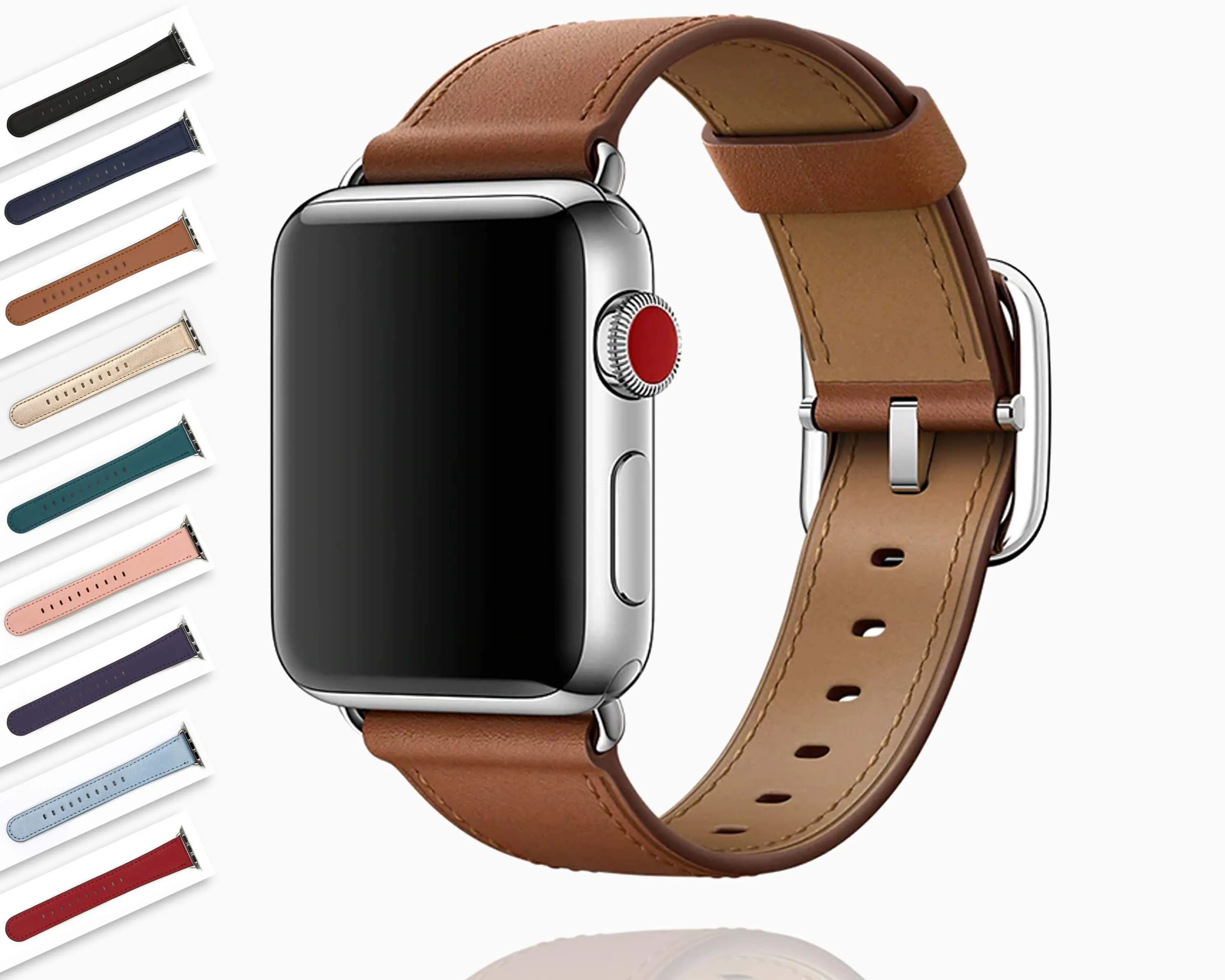 Classic Buckle Band Calf Leather With Square Buckle Series