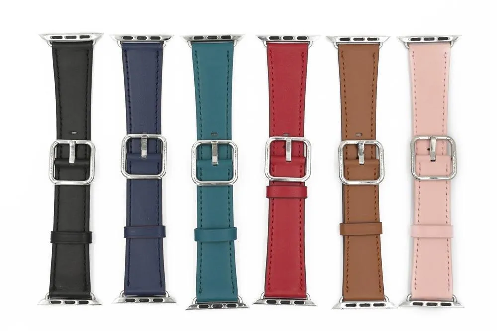Classic Buckle Band Calf Leather With Square Buckle Series