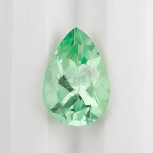 COLOMBIAN EMERALD LOOSE STONE PEAR CUT 2.20 CARAT NATURAL TEARDROP SHAPE GREEN