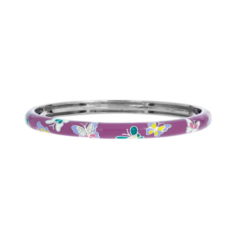 Constellations Butterfly Collection Multicolor Italian Enamel Bangle