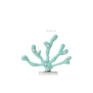 Coral Placecard Holders, Turquoise, Set Of Two