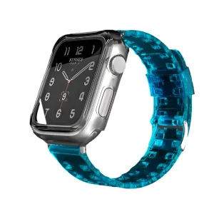 Cover Case Band Transparent Silicone Sport Watchband Strap Series