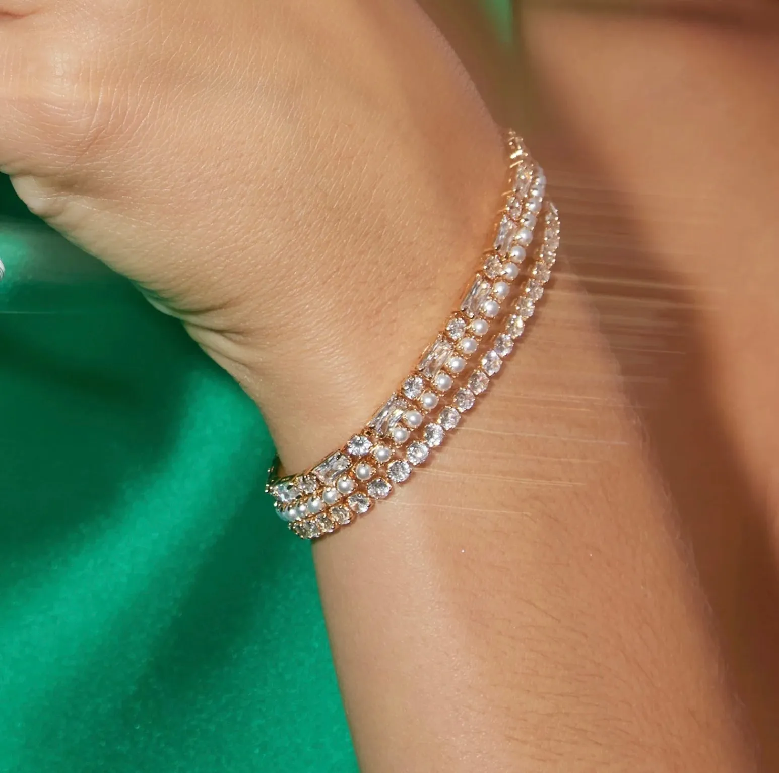 Crystal Tennis Bracelet